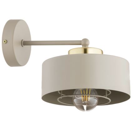 Brilagi - Lampada da parete SPRING 1xE27/60W/230V beige/oro