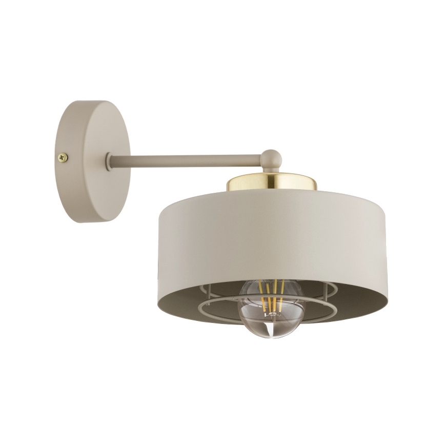 Brilagi - Lampada da parete SPRING 1xE27/60W/230V beige/oro