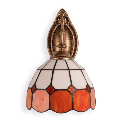 Brilagi - Lampada da parete Tiffany in vetro colorato SIENNA 1xE14/40W/230V