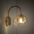 Brilagi - Lampada da parete VULCANO 1xG9/8W/230V dorata/beige fumé