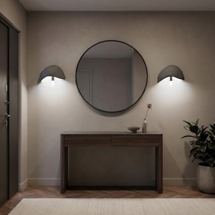 Brilagi - Lampada da parete WABI SABI 1xE14/40W/230V grigia