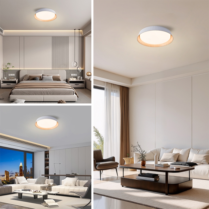 Brilagi - Plafoniera LED dimmerabile ORINO LED/54W/230V 3000-6000K bianco Ø 43 cm + telecomando