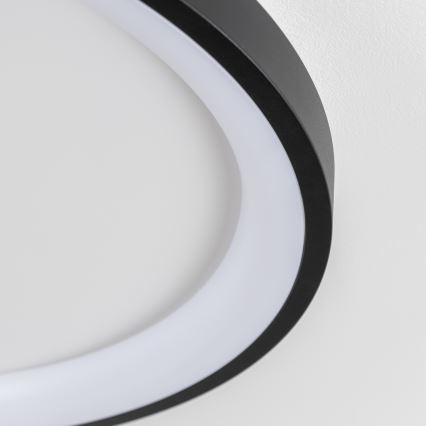 Brilagi - Plafoniera LED dimmerabile FALCON SLIM LED/42W/230V 3000-6500K Ø 50 cm nero + telecomando