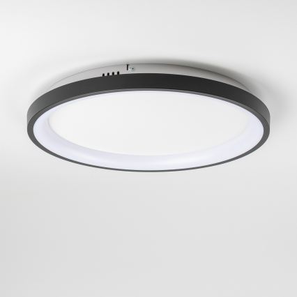 Brilagi - Plafoniera LED dimmerabile FALCON SLIM LED/42W/230V 3000-6500K Ø 50 cm nero + telecomando