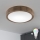 Brilagi - Lampada da soffitto dimmerabile LED RGBW CARVALHO SLIM 1xE27/9W/230V 2700-6500K Wi-Fi rovere Ø 27 cm