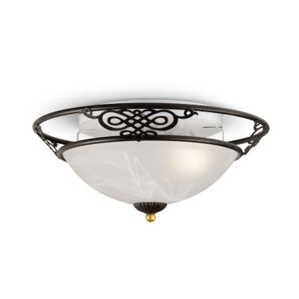 BRILAGI - Lampada da soffitto FRESCO 3xE27/40W/230V Ø 48 cm marrone
