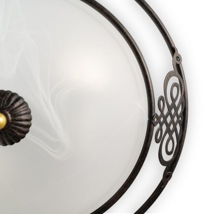 BRILAGI - Lampada da soffitto FRESCO 3xE27/40W/230V Ø 48 cm marrone
