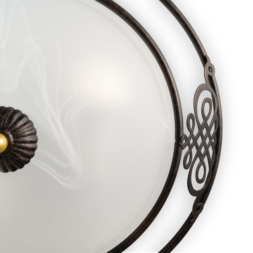 BRILAGI - Lampada da soffitto FRESCO 3xE27/40W/230V Ø 48 cm marrone