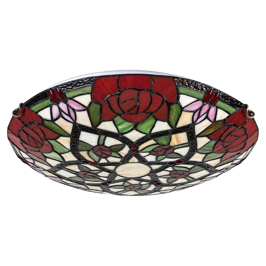 Brilagi - Lampada da soffitto in stile Tiffany GARLAN 2xE27/60W/230V