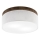 Brilagi - Lampada da soffitto LED BELLADONNA 2xE27/15W/230V diam. 40 cm bianco/rovere noce
