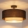 Brilagi - Lampada da soffitto LED BOHO ECO, 1xE27/10W/230V, Ø 40 cm, marrone/crema