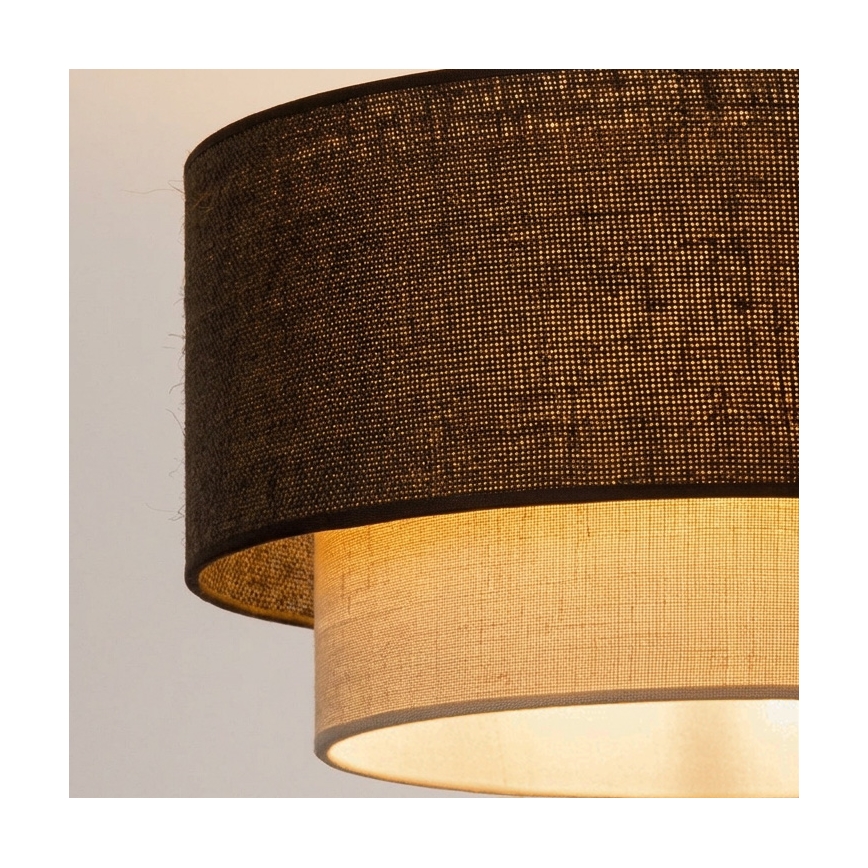 Brilagi - Lampada da soffitto LED BOHO ECO, 1xE27/10W/230V, Ø 40 cm, marrone/crema