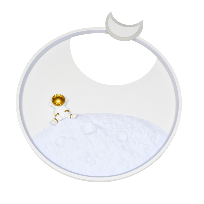 Brilagi - Plafoniera dimmerabile per bambini a LED ASTRO LED/20W/230V Ø 50 cm 3000-6000K astronaut + telecomando