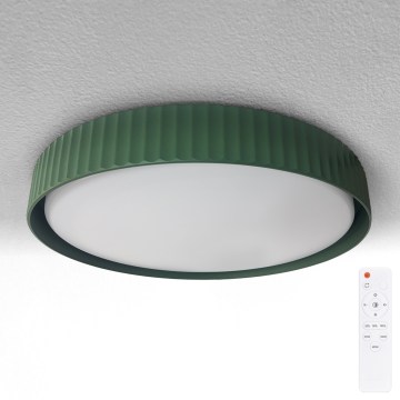 Brilagi - Lampada da soffitto LED dimmerabile LUCIA LED/60W/230V 3000-6500K Ø 59 cm verde + telecomando