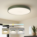 Brilagi - Lampada da soffitto LED dimmerabile POOL LED/60W/230V 3000-6000K Ø 60 cm verde + telecomando