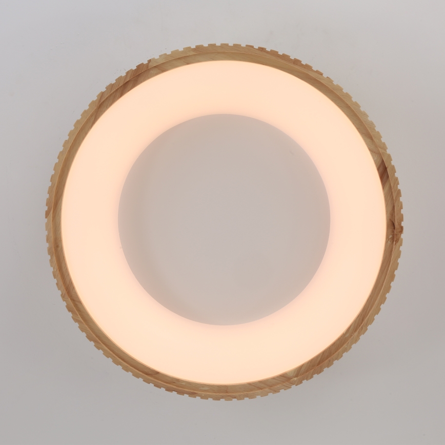 Brilagi - Plafoniera LED FALCON WOOD MODERN LED/30W/230V 3000/4000/6000K diam. 45 cm legno