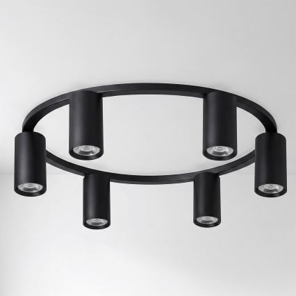 Brilagi - Lampada da soffitto SELE 6xGU10/30W/230V nera