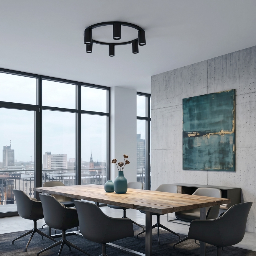 BRILAGI - Lampada da soffitto SELE 6xGU10/30W/230V nera