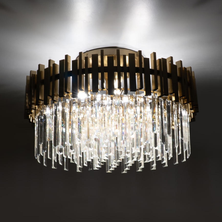 BRILAGI - Lampada da soffitto VERVE 6xE14/40W/230V diam. 60 cm dorata