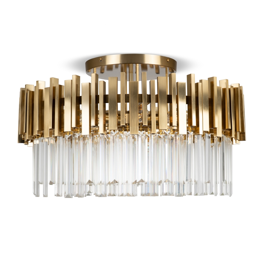 BRILAGI - Lampada da soffitto VERVE 6xE14/40W/230V diam. 60 cm dorata