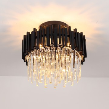Brilagi - Lampada da soffitto VERVE 6xE14/40W/230V Ø 60 cm nero