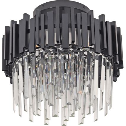 Brilagi - Lampada da soffitto VERVE 6xE14/40W/230V Ø 60 cm nero