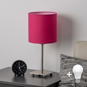 Brilagi - Lampada da tavolo a LED NUBILA 1xE27/60W/230V rosa