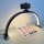 Brilagi - Lampada da tavolo ad arco dimmerabile a LED RADIO LED/25W/24/230V 3000/4000/6500K nera