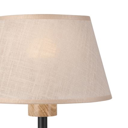 Brilagi - Lampada da tavolo ANTHONY 1xE27/60W/230V quercia/beige