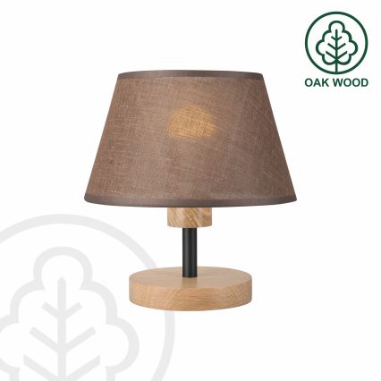 Brilagi - Lampada da tavolo ANTHONY 1xE27/60W/230V quercia/marrone