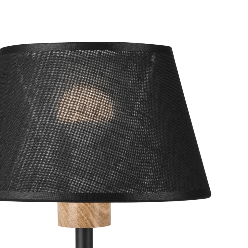 Brilagi - Lampada da tavolo ANTHONY 1xE27/60W/230V quercia/nero