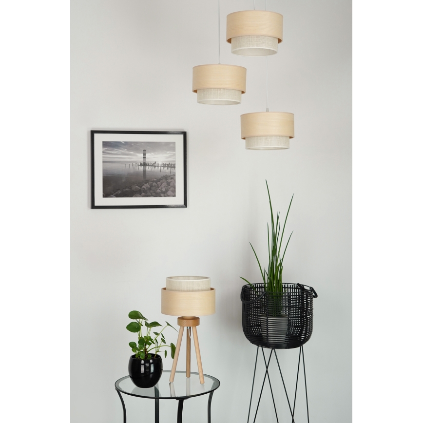 Brilagi - Lampada da tavolo ARIZONA BOHO 1xE27/15W/230V beige