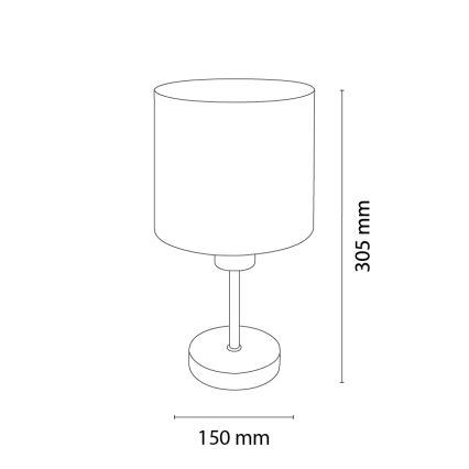 Brilagi - Lampada da tavolo per bambini BOBO WOOD 1xE27/25W/230V rovere/nero/bianco/motivo animale