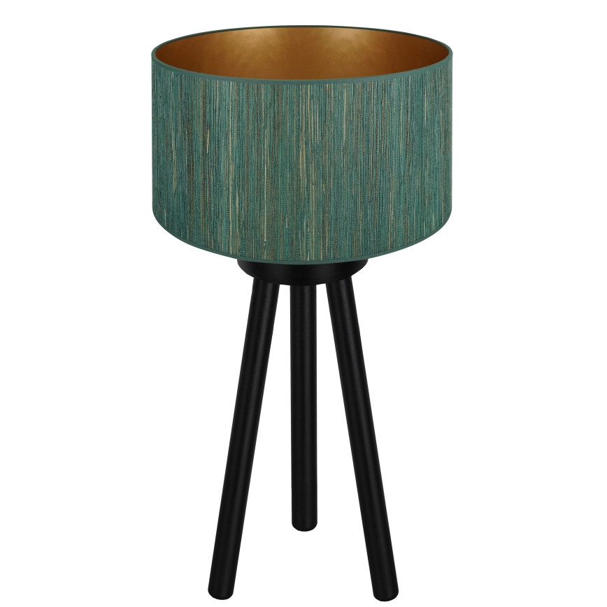 Brilagi - Lampada da tavolo BOSTON ROLLER 1xE27/15W/230V paglia verde/oro