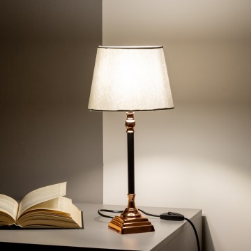 Brilagi - Lampada da tavolo CERIA 1xE14/40W/230V nero/rame/grigio