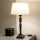 Brilagi - Lampada da tavolo CERIA 1xE27/60W/230V Ø 25 cm nero/bianco