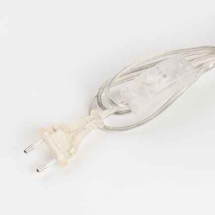 Brilagi - Lampada da tavolo CERIA 1xE27/60W/230V Ø 30 cm cromo lucido/bianco