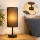 Brilagi - Lampada da tavolo con porta USB TABLON 1xE27/25W/230V nera