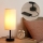 Brilagi - Lampada da tavolo con porta USB TABLON 1xE27/25W/230V nero/crema