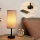 Brilagi - Lampada da tavolo con porta USB TABLON 1xE27/25W/230V nero/grigio