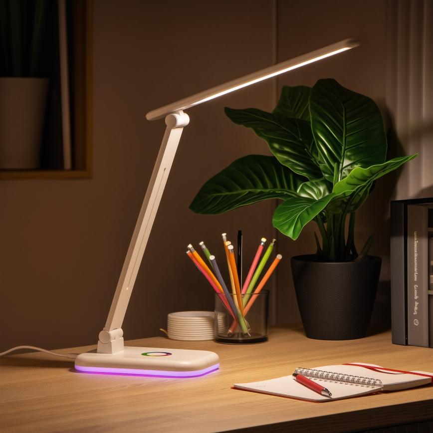 BRILAGI - Lampada da tavolo dimmerabile LED RGBW MODO LED/7W/5V 3000/4000/6500K bianca