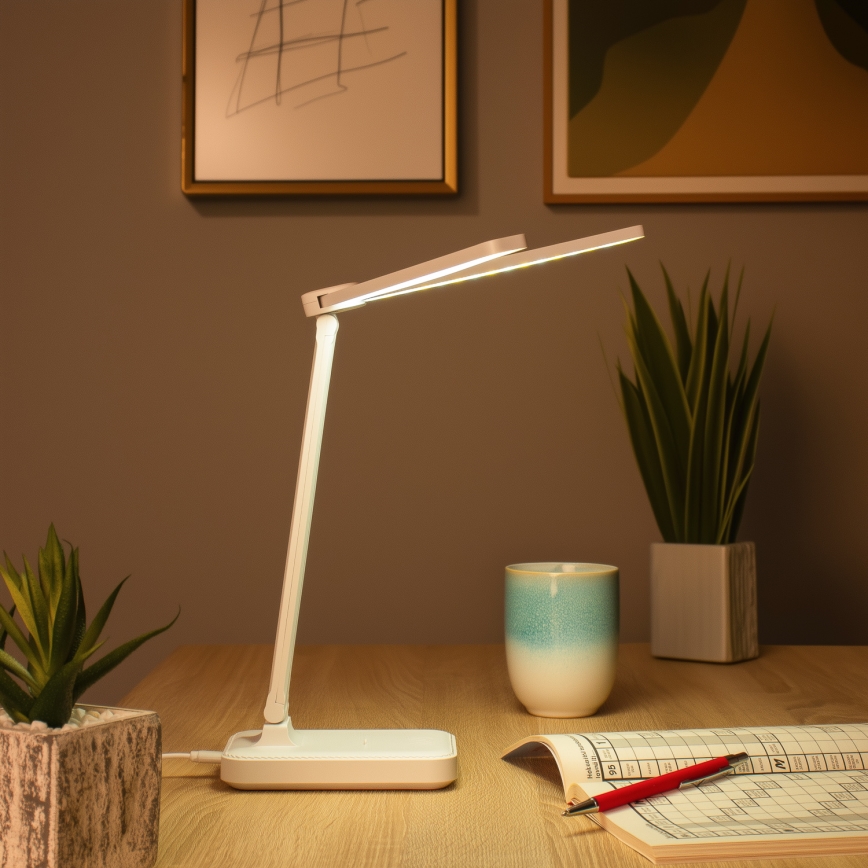 Brilagi - Lampada da tavolo dimmerabile MODO DUO LED/8W/5V 3000/4000/6500K bianco
