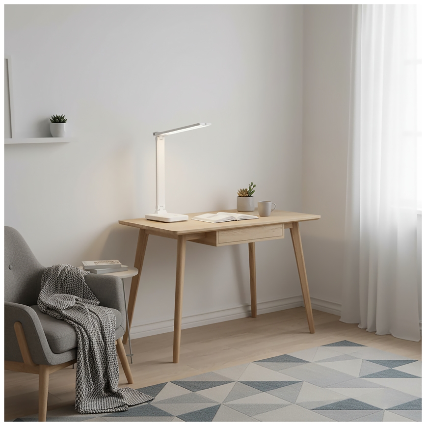 Brilagi - Lampada da tavolo dimmerabile MODO DUO LED/8W/5V 3000/4000/6500K bianco