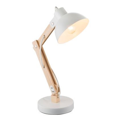 Brilagi - Lampada da tavolo FOCUS 1xE27/40W/230V bianca