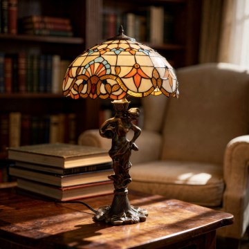 Brilagi - Lampada da tavolo in stile Tiffany MIRABELLA 1xE27/60W/230V