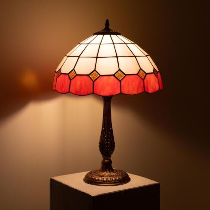 Brilagi - Lampada da tavolo in stile Tiffany SIENNA 2xE27/60W/230V