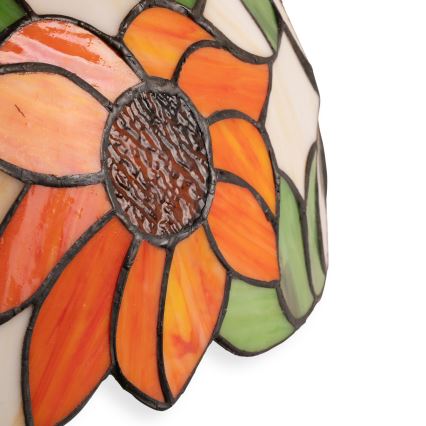 Brilagi - Lampada da tavolo in vetro stile Tiffany SUNFLOWER 1xE27/60W/230V