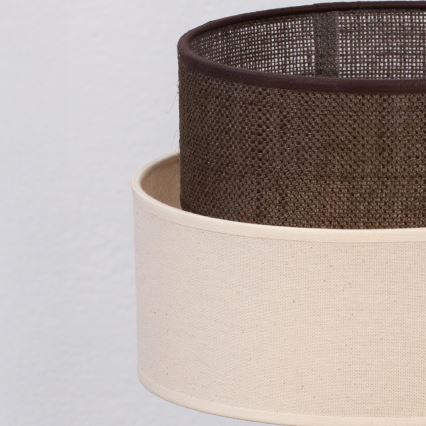 Brilagi - Lampada da tavolo LED BOHO STYLE 1xE27/15W/230V crema/marrone