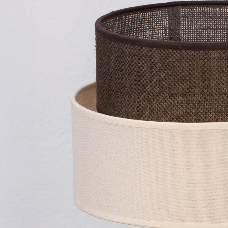 Brilagi - Lampada da tavolo LED BOHO STYLE 1xE27/15W/230V crema/marrone