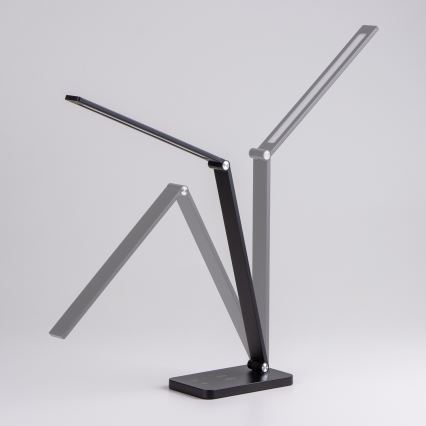 Brilagi - Lampada da tavolo LED dimmerabile con controllo touch e ricarica wireless QI MODO CHARGE LED/7W/5V 3000/4000/6000K nero